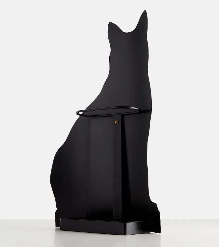 Micione Soriano Umbrella Stand - Black/White, Iron image