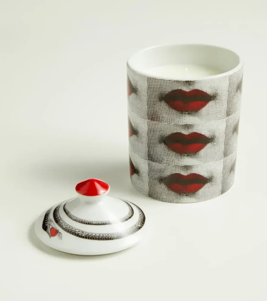 Se Poi Scented Candle - Red, Porcelain