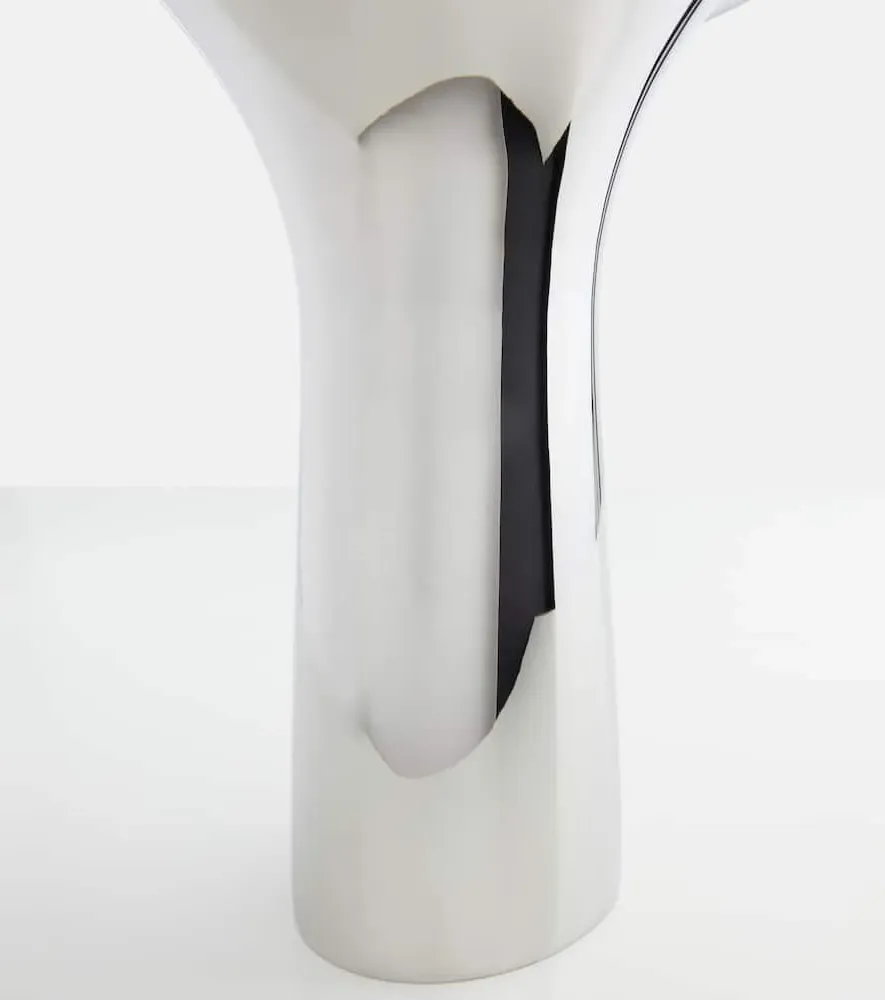 Bloom Botanica Large Stainless Steel Vase - Silver