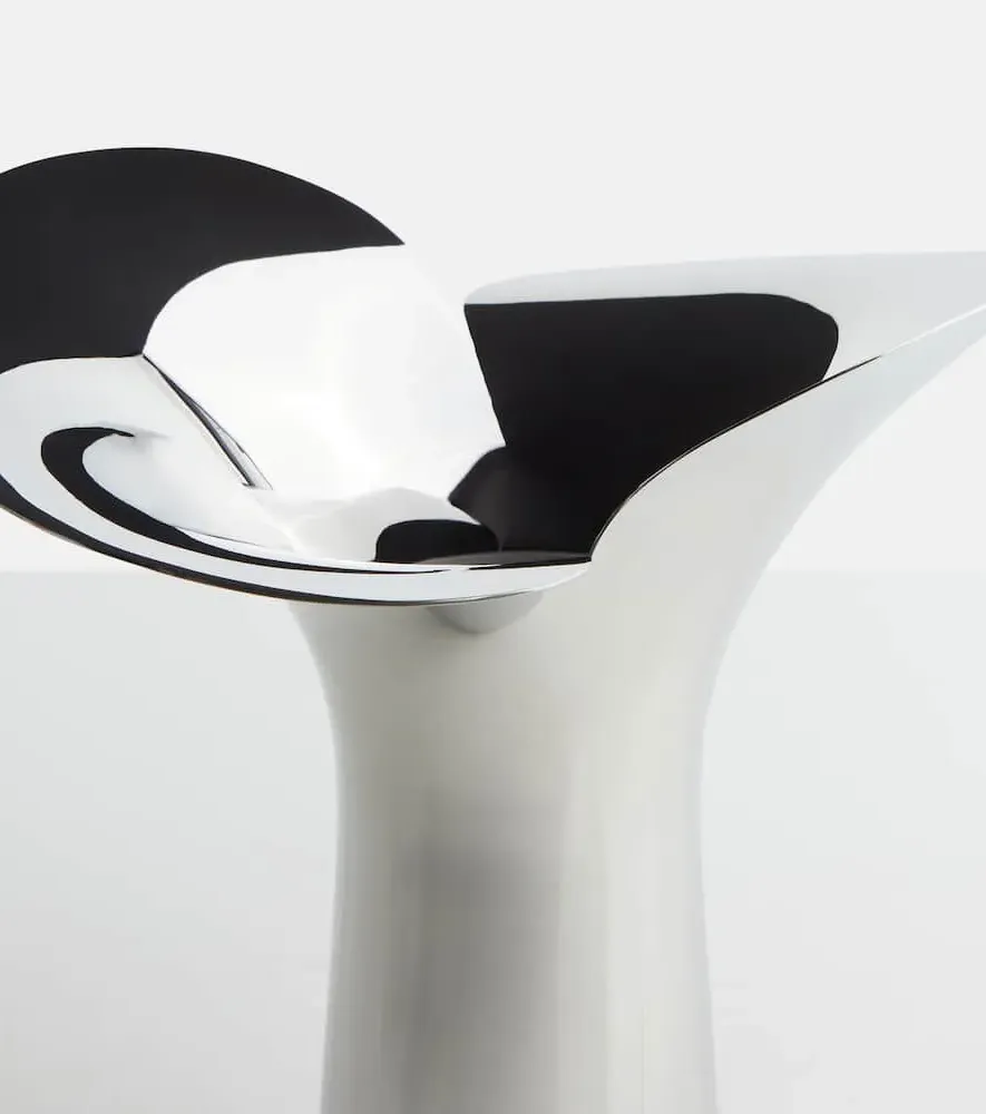 Bloom Botanica Large Vase by Helle Damkjaer - Silver, Stainless Steel