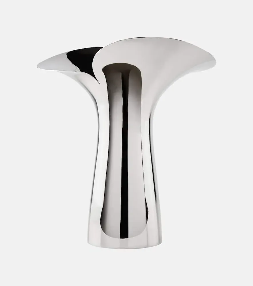 Bloom Botanica Large Vase by Helle Damkjaer - Silver, Stainless Steel