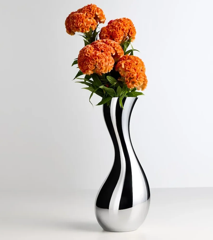 Cobra Large Vase - Stainless Steel alternate view