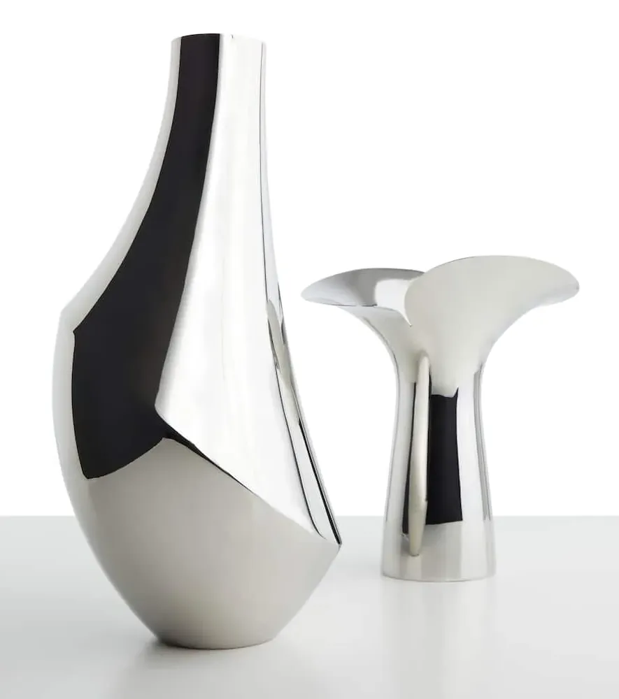 Flora Large Vase - Silver, Stainless Steel