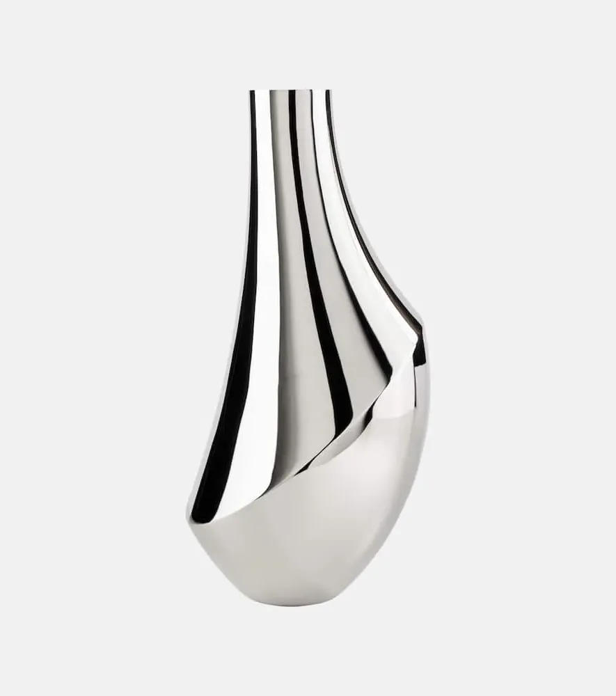 Flora Large Vase - Silver, Stainless Steel