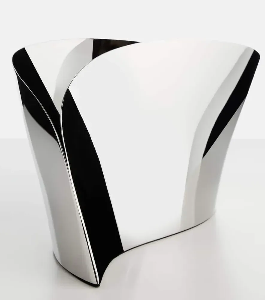 Indulgence Champagne Bowl by Helle Damkjær - Silver, Stainless Steel