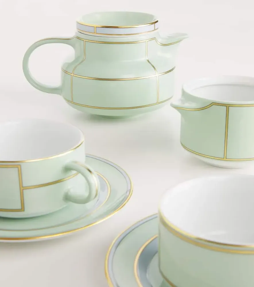 Diva Porcelain Teapot - Green, Porcelain