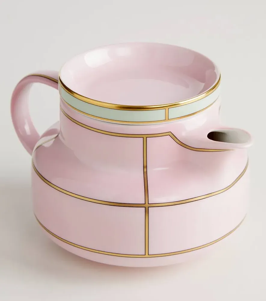 Diva Porcelain Teapot - Pink, Porcelain