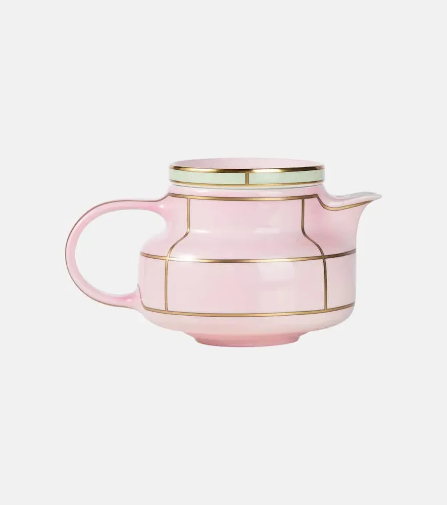 Diva Porcelain Teapot - Pink, Porcelain