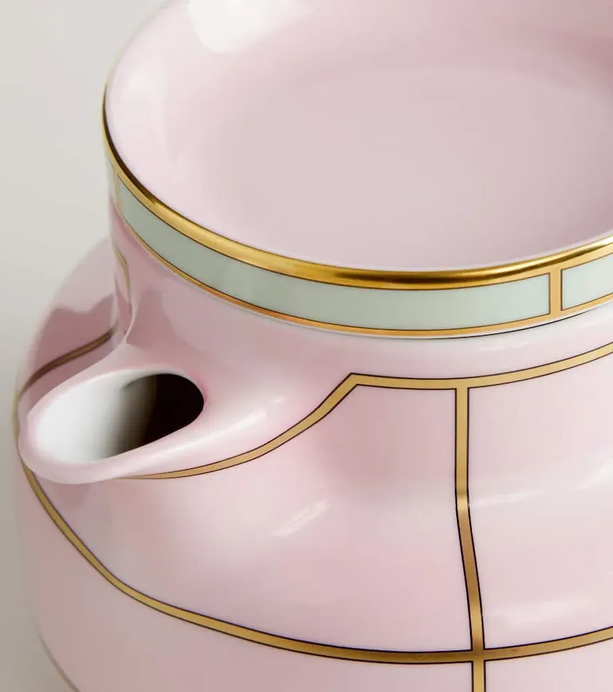 Diva Porcelain Teapot - Pink, Porcelain