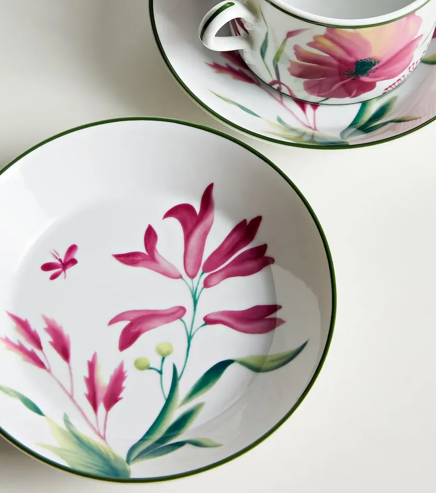 Florenza Set of 2 Teacups and Saucers - Porcelain by Mytheresa, alternate view