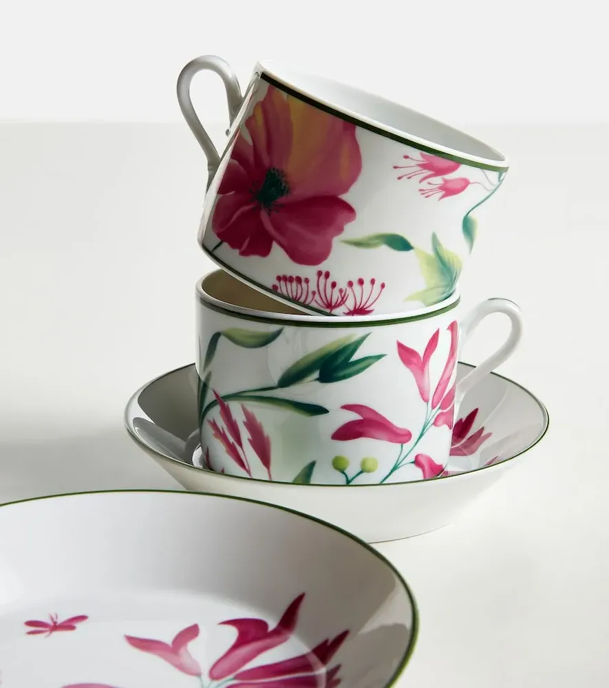 Florenza Set of 2 Teacups and Saucers - Porcelain by Mytheresa, image 5