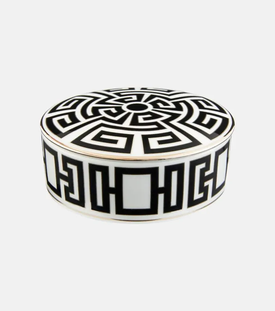 Labirinto Container - Black, Porcelain