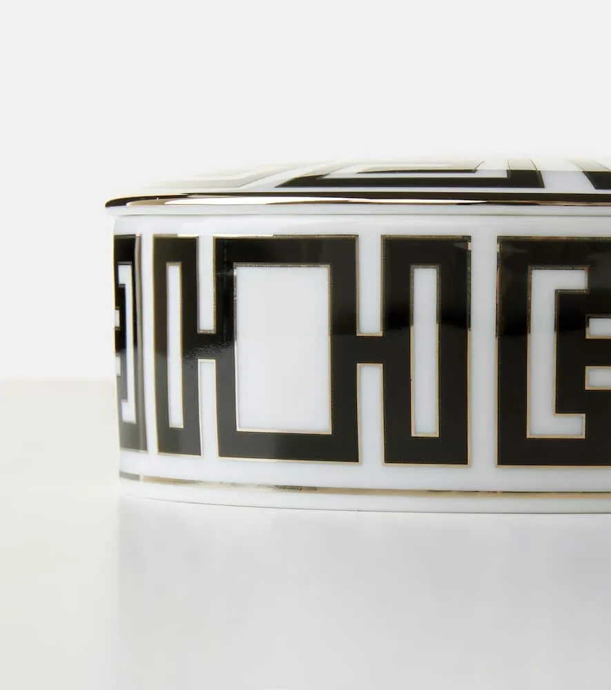 Labirinto Container - Black, Porcelain