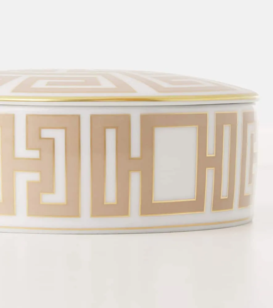 Labirinto Porcelain Box - Beige
