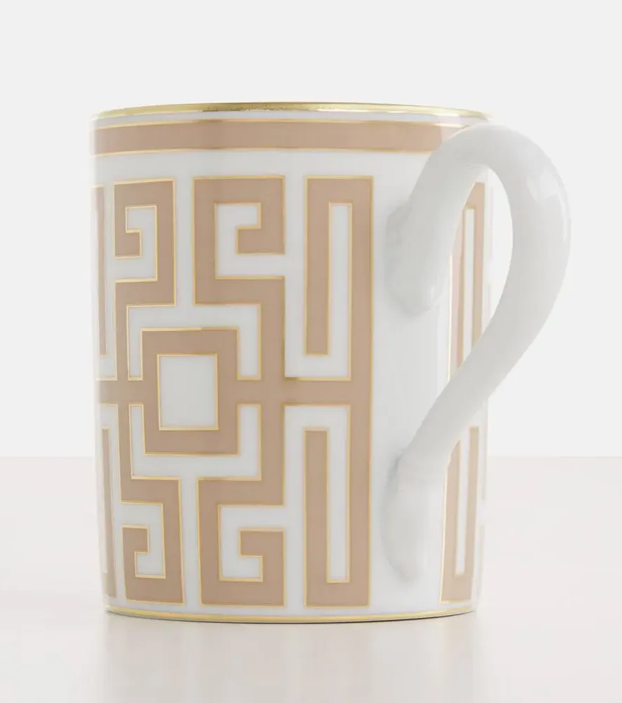 Labirinto Porcelain Mug - Beige