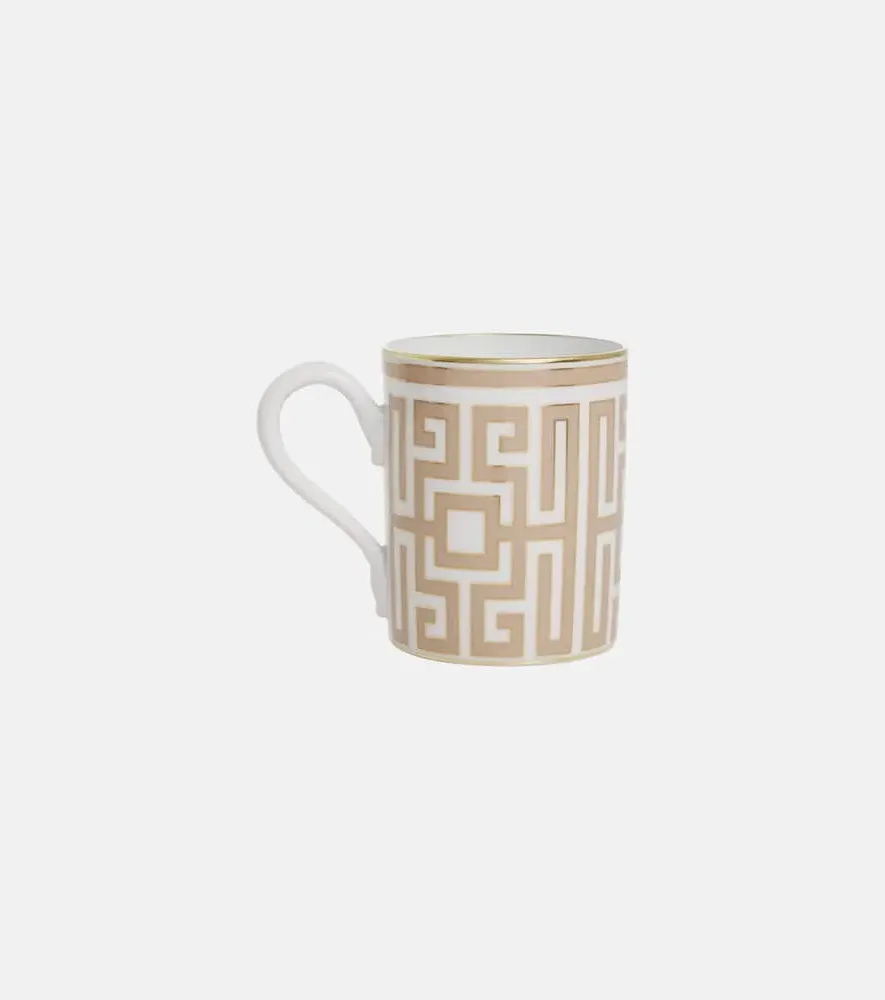 Labirinto Porcelain Mug - Beige