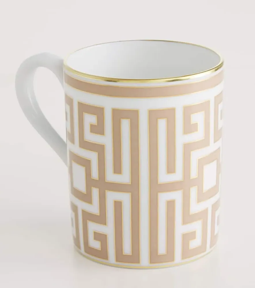 Labirinto Porcelain Mug - Beige image