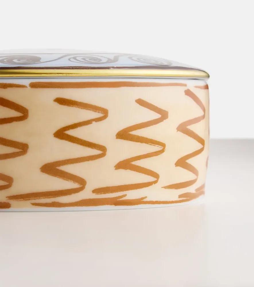 Luke Edward Hall Il Viaggio di Nettuno Trinket Box - Terracotta, Porcelain by Mytheresa, image 2