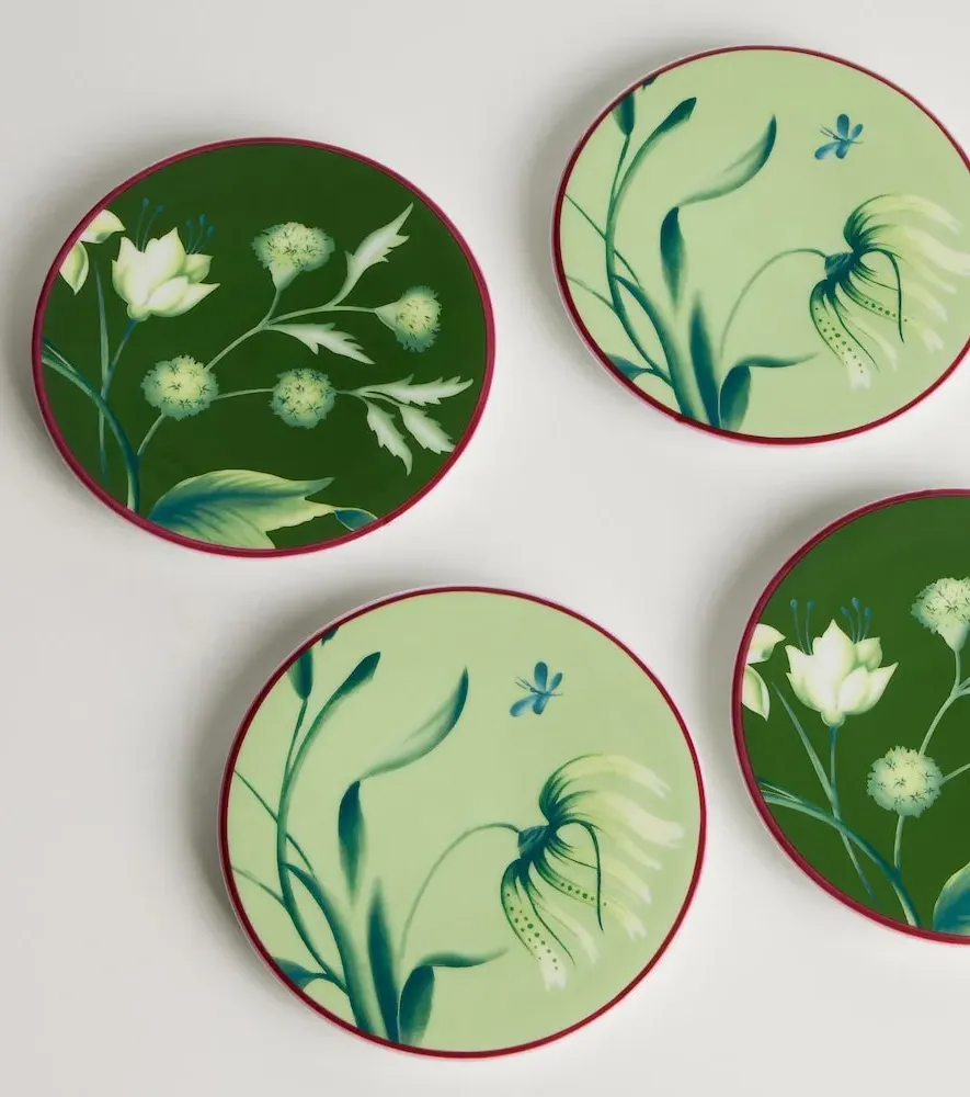 Oggetti Set of 4 Porcelain Coasters - Acanto by Mytheresa, image 3