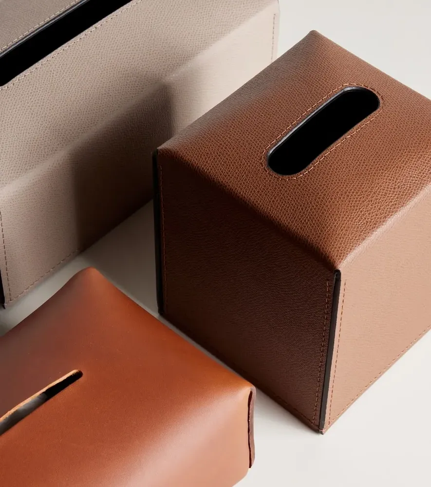Leather Tissue Holder - Tobacco, Calf Leather by Mytheresa, image 2