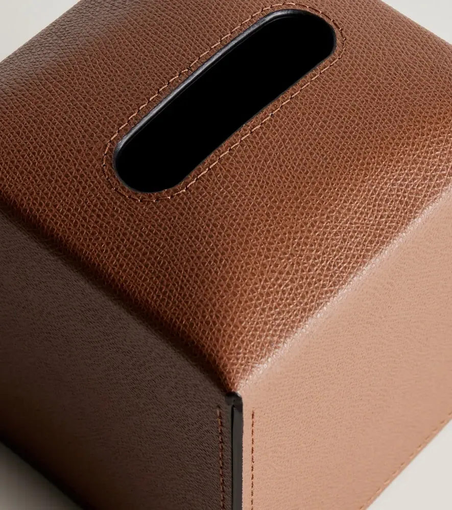 Leather Tissue Holder - Tobacco, Calf Leather by Mytheresa, image 3