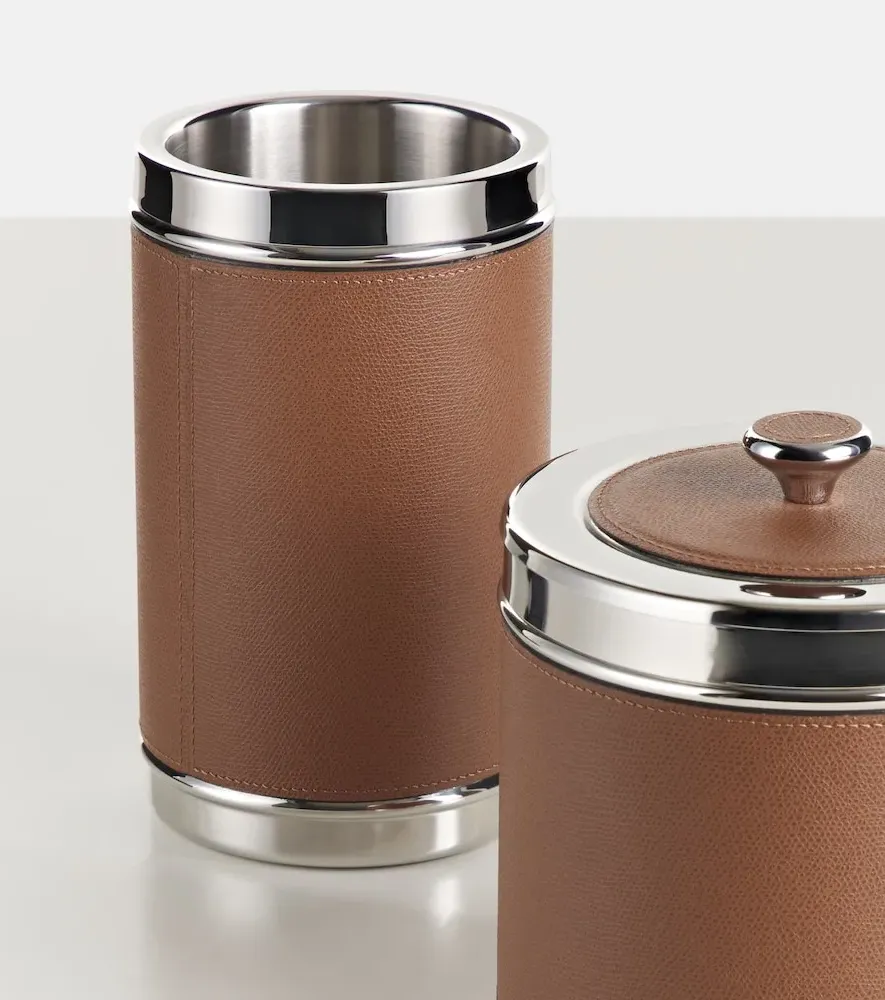 Ocean Bottle Cooler - Tobacco, Metal & Leather by Mytheresa, image 3