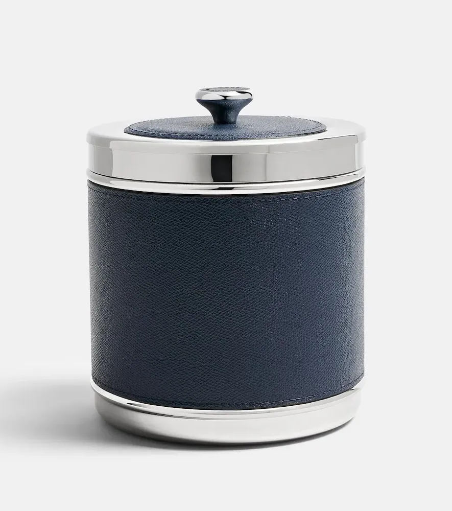 Ocean Small Ice Bucket - Royal Blue, Leather & Steel by Mytheresa