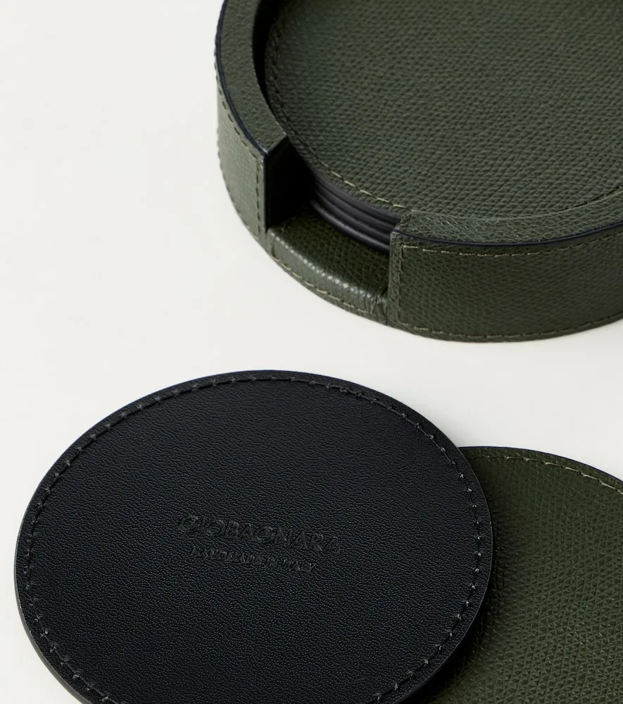 Set of 6 Leather Coasters - Leather by Mytheresa, image 3