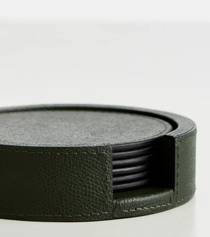 Set of 6 Leather Coasters - Leather by Mytheresa, image 4