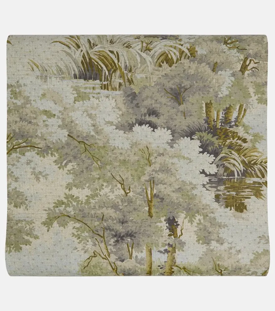 Glade Printed Wallpaper - Green, Paper by Mytheresa