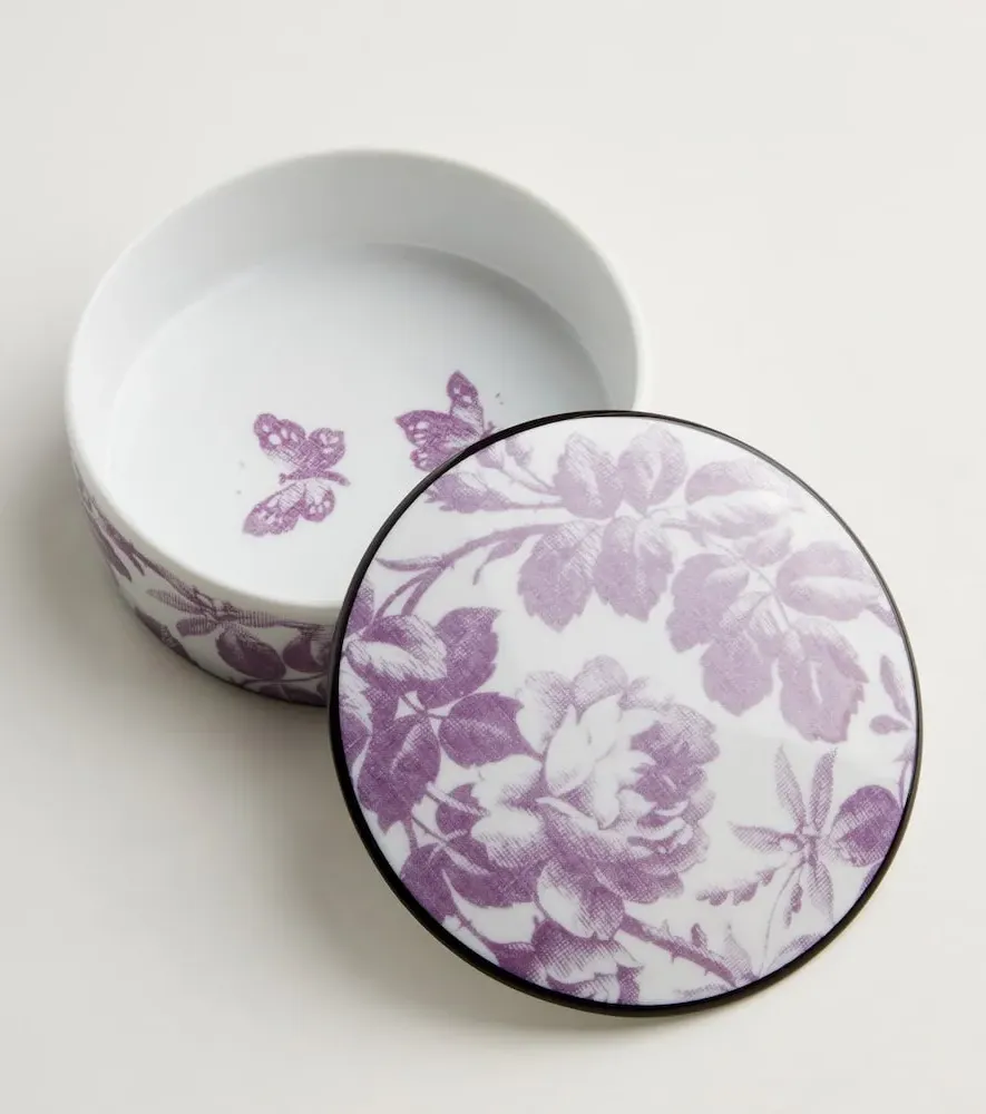 Herbarium Porcelain Trinket Box