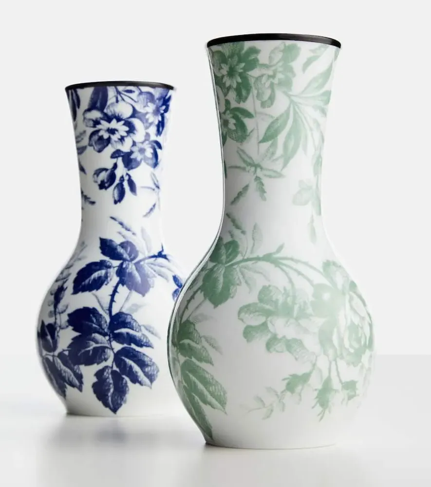Herbarium Porcelain Vase