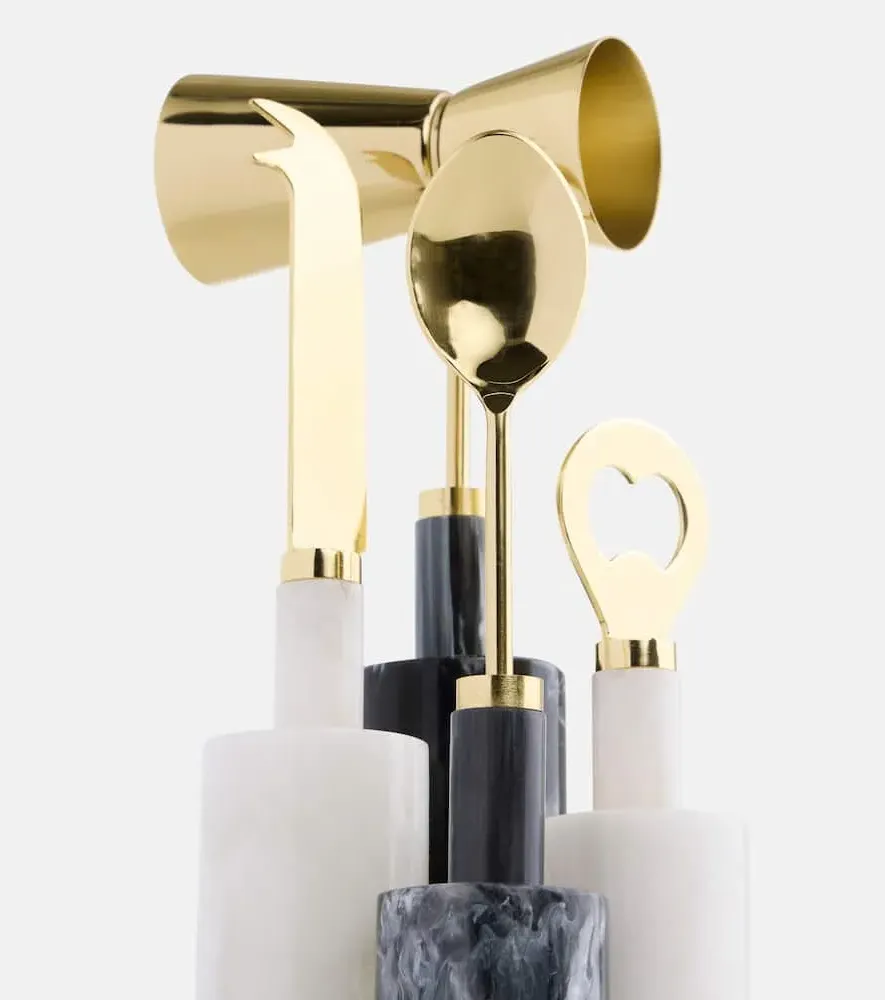 Como Barware Set - Black, Acrylic image