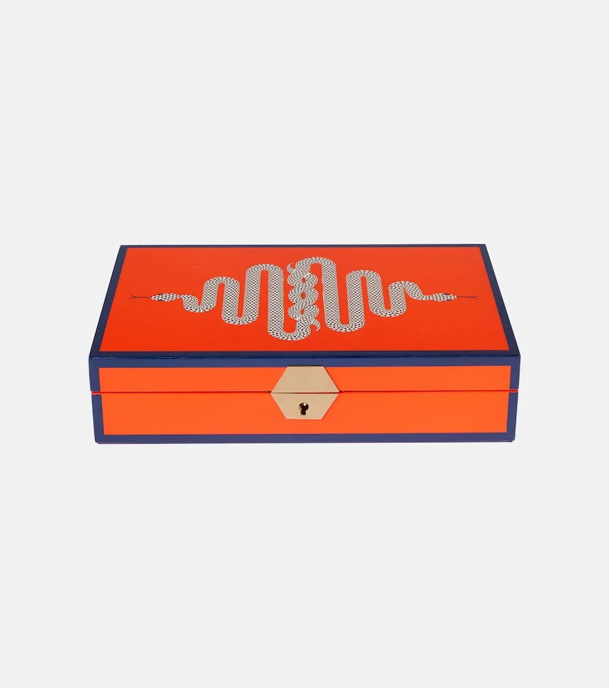 Eden Jewelry Box - Orange, Navy by Mytheresa