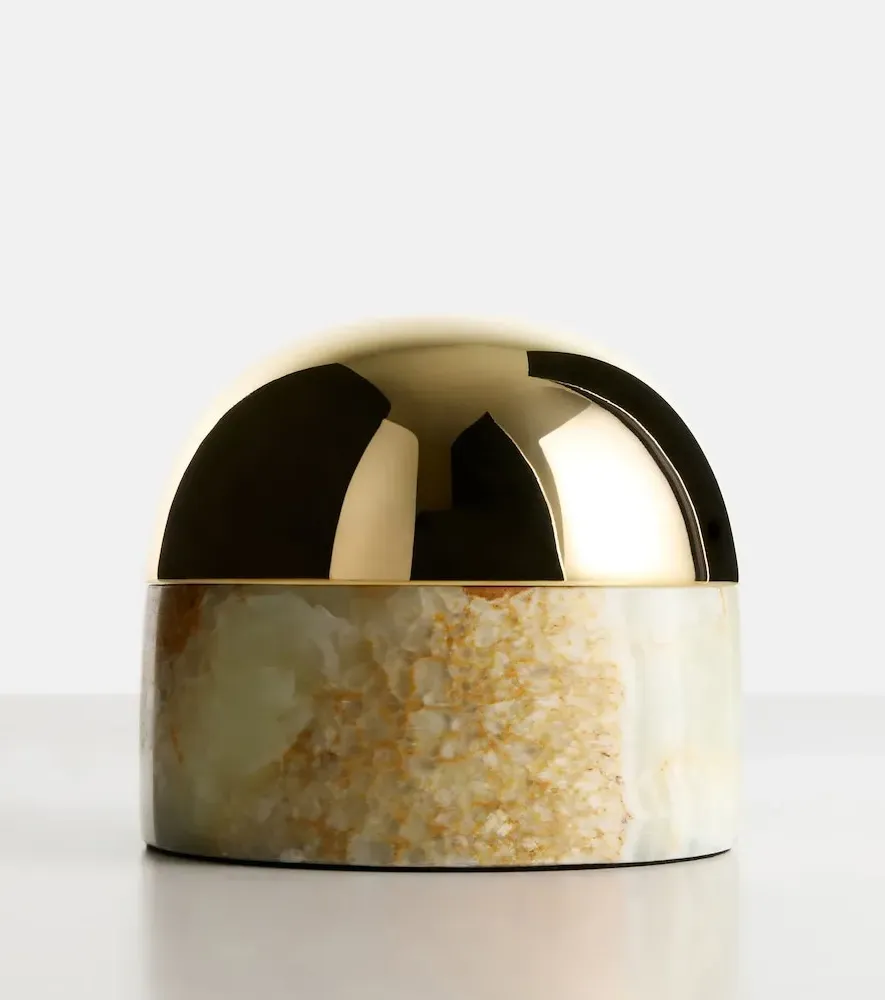 Globo Medium Box - Natural Stone, Brass by Mytheresa, image 2