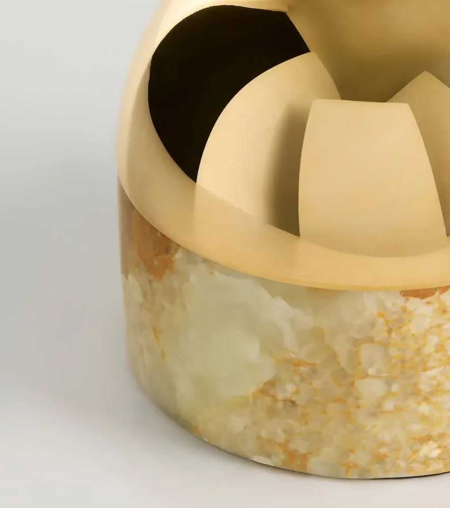 Globo Medium Box - Natural Stone, Brass by Mytheresa, image 4
