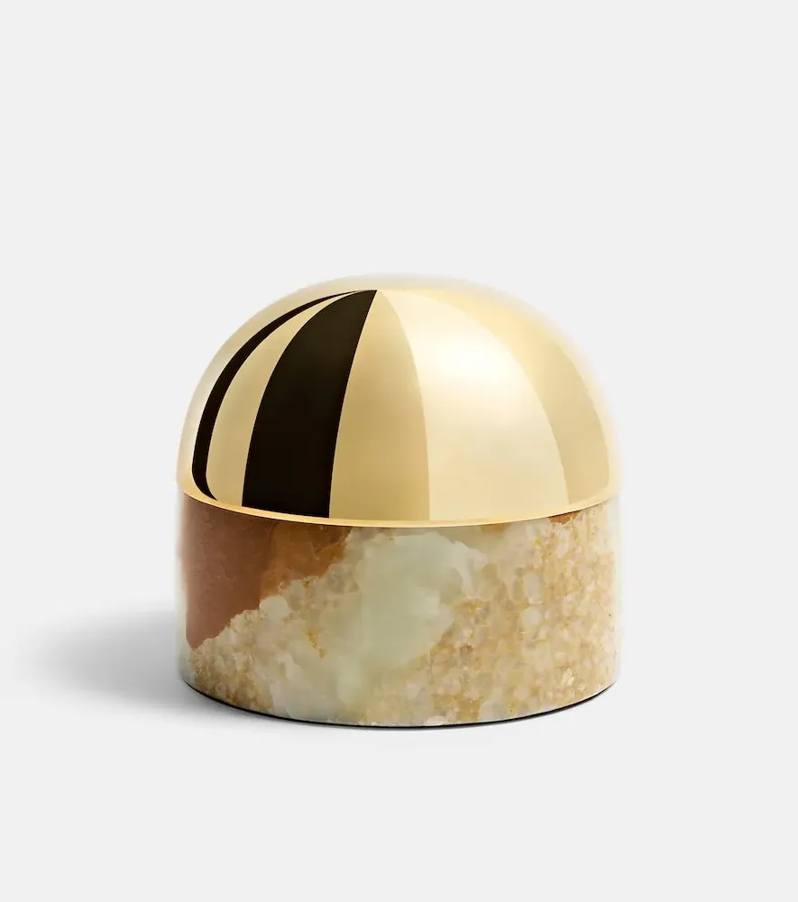 Globo Medium Box - Natural Stone, Brass by Mytheresa