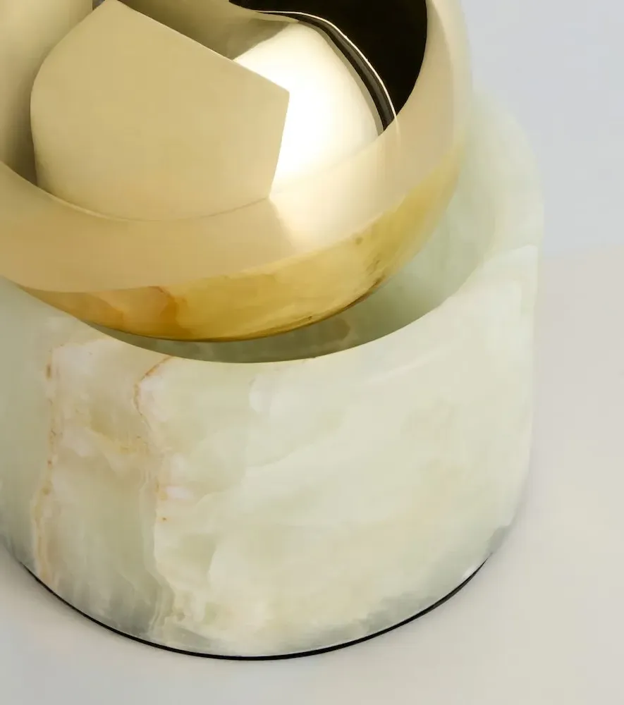 Globo Small Box - Brass, Natural Stone by Mytheresa, alternate view