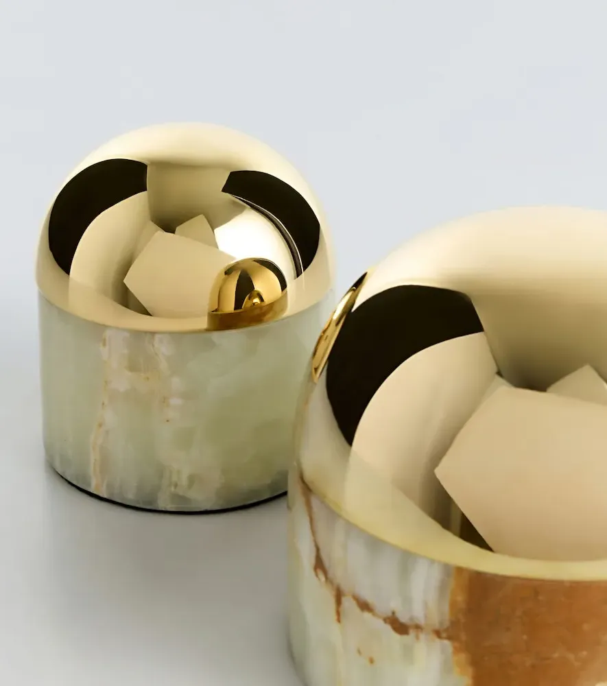 Globo Small Box - Brass, Natural Stone by Mytheresa, image 5