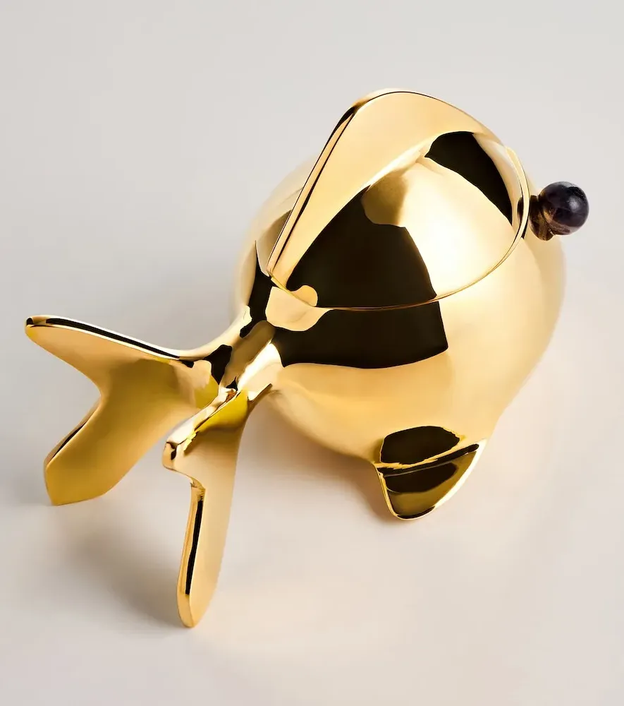 Goldfish Brass Container by Mytheresa, image 2