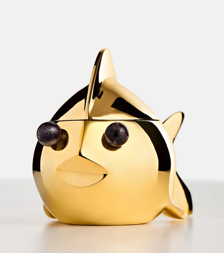 Goldfish Brass Container by Mytheresa, image 4
