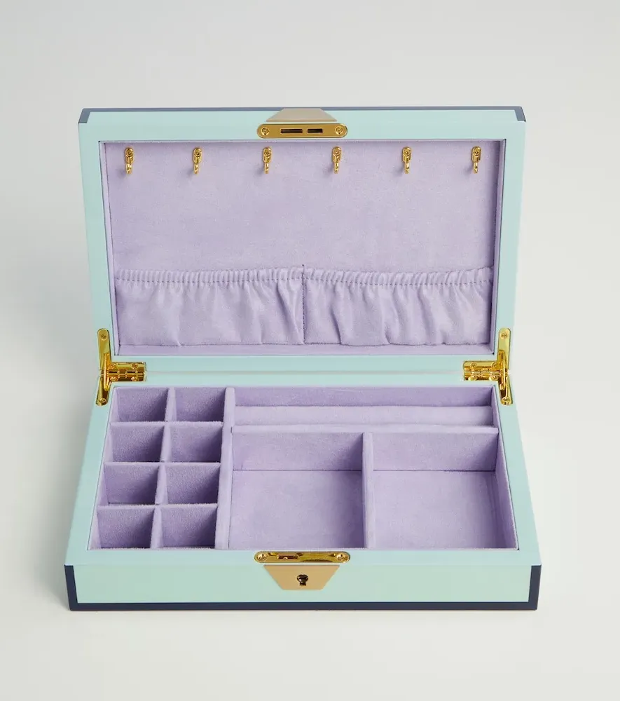 Le Wink Lacquered Jewelry Box - Ice Blue/Lavender, MDF by Mytheresa, alternate view