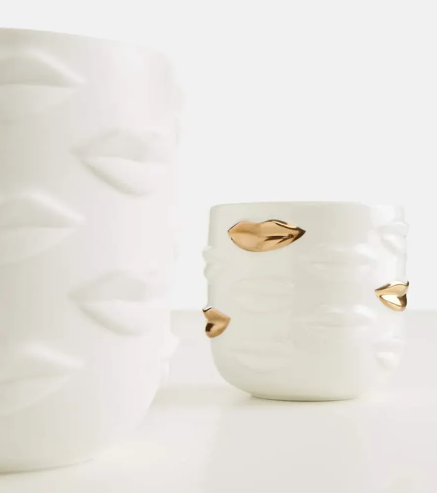 Muse Bouche Scented Candle - White, Porcelain