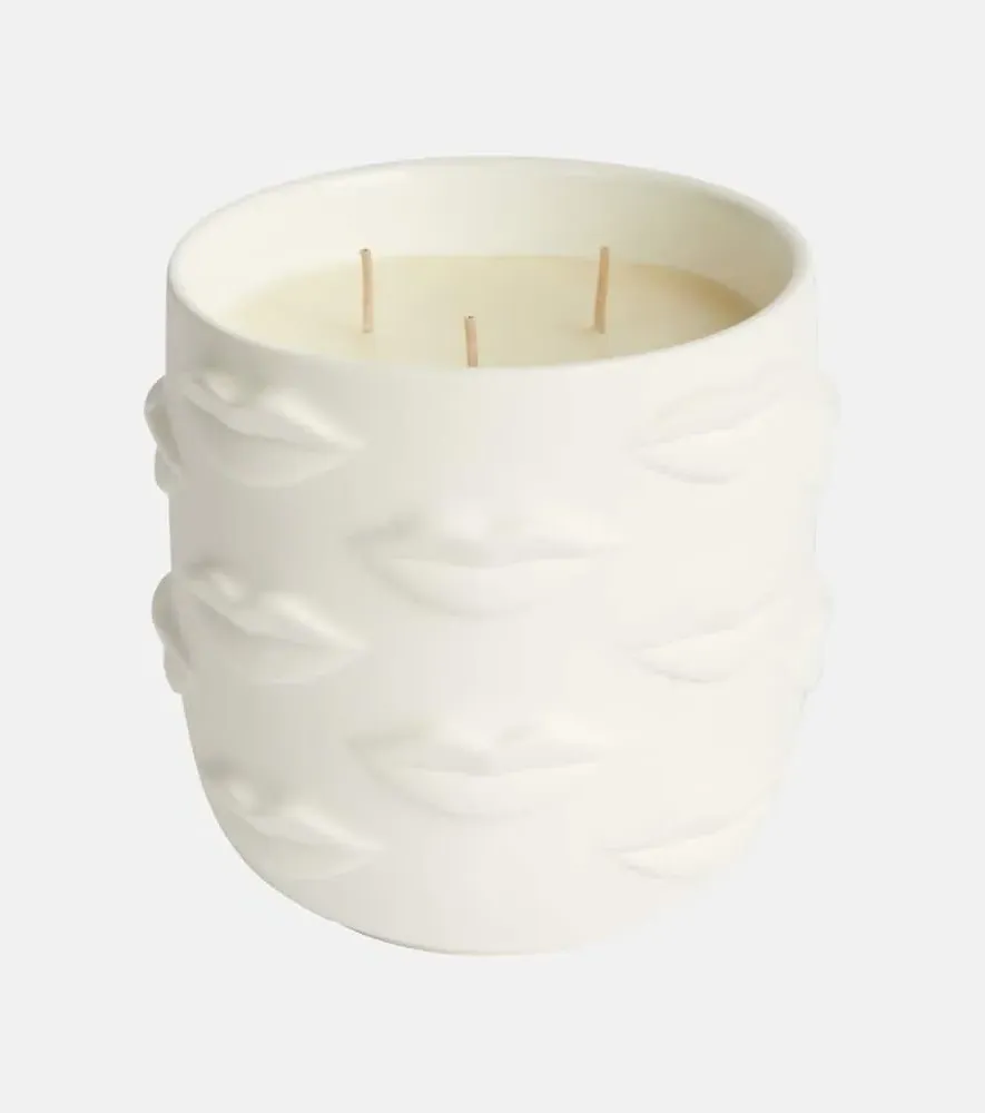 Muse Bouche Scented Candle - White, Porcelain