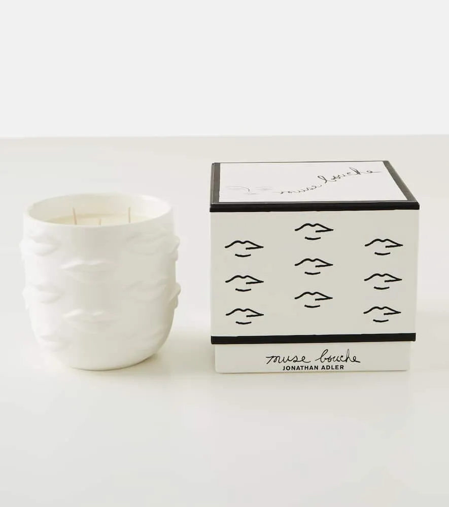 Muse Bouche Scented Candle - White, Porcelain image