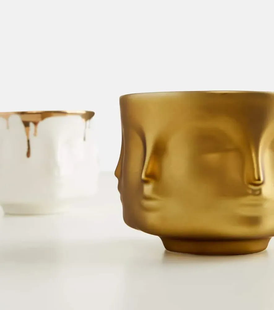 Muse D'Or Scented Candle - Gold, Porcelain