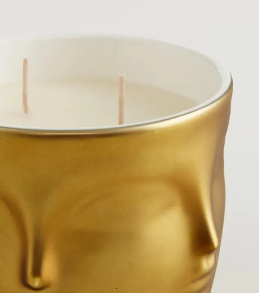 Muse D'Or Scented Candle - Gold, Porcelain
