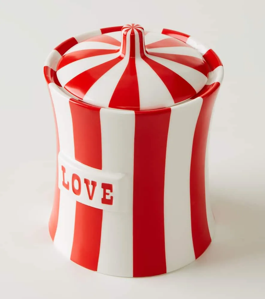 Vice Love Ceramic Container - Red