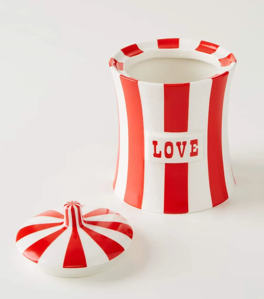 Vice Love Ceramic Container - Red