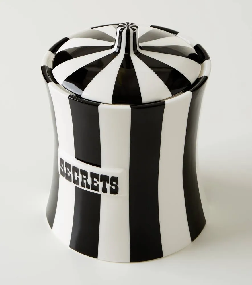Vice Secrets Ceramic Container - White